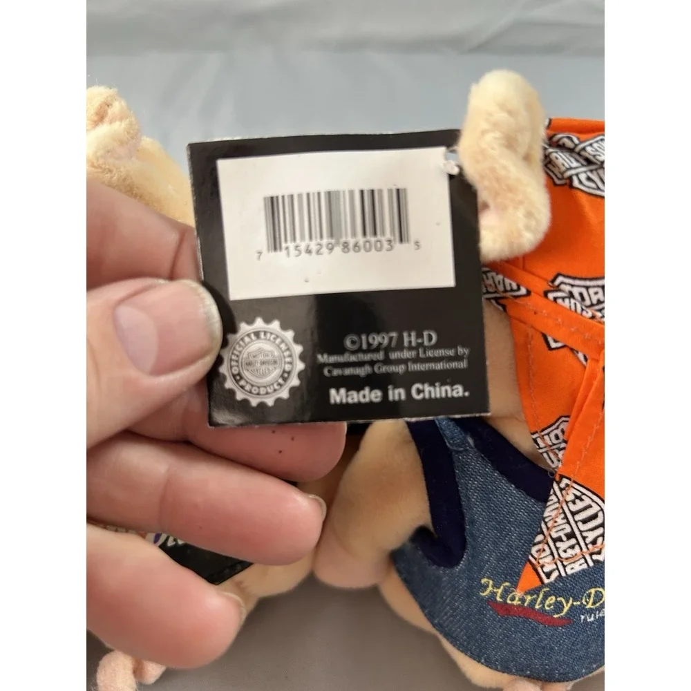 salvino's bammers harley‎ davidson plush collection 1997 w tags